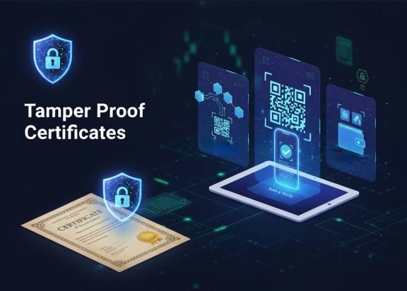 Graphic representing digital security and verification